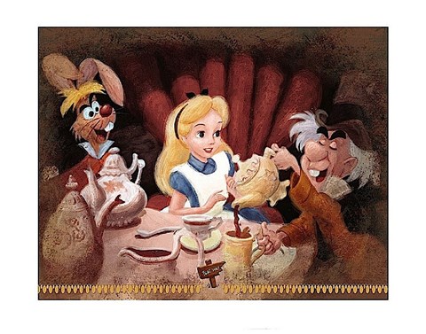 Mad Tea Party Fine-Art Print by Walt Disney at UrbanLoftArt.com