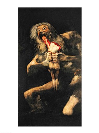 saturn children his devouring goya 1821 francisco fine urbanloftart prints print