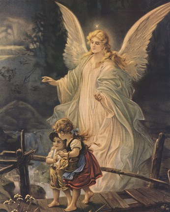 The Guardian Angel Fine-Art Print by The Victorian Collection at