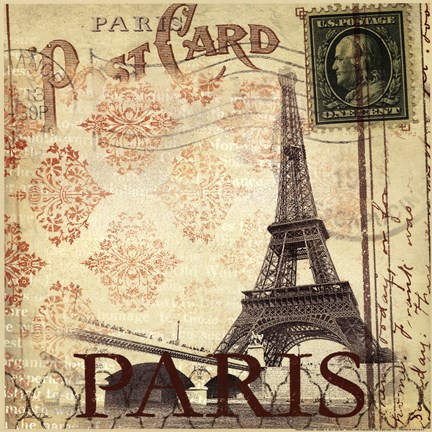 Paris Postcard Fine-Art Print by Dee Dee at UrbanLoftArt.com